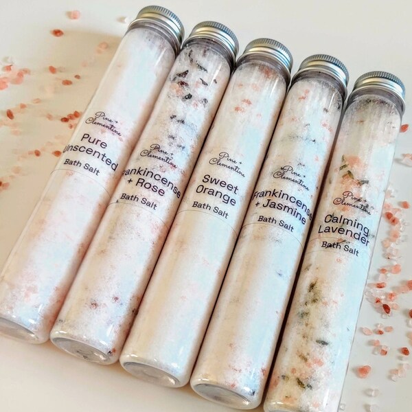Bath Salt Set Etsy