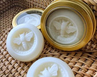 Organic Lotion Bar for Sensitive Skin: Solid Hand Moisturizer, Zero Waste Self-Care Gift