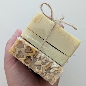 Organic Soap Bundle: Handcrafted Christmas Gift & Stocking Stuffer for Women
