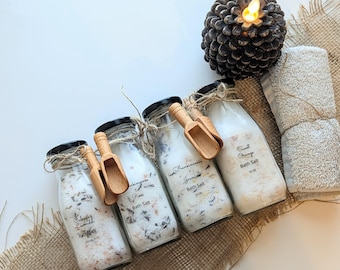 Handmade Bath Salt Gift Set with Essential Oils