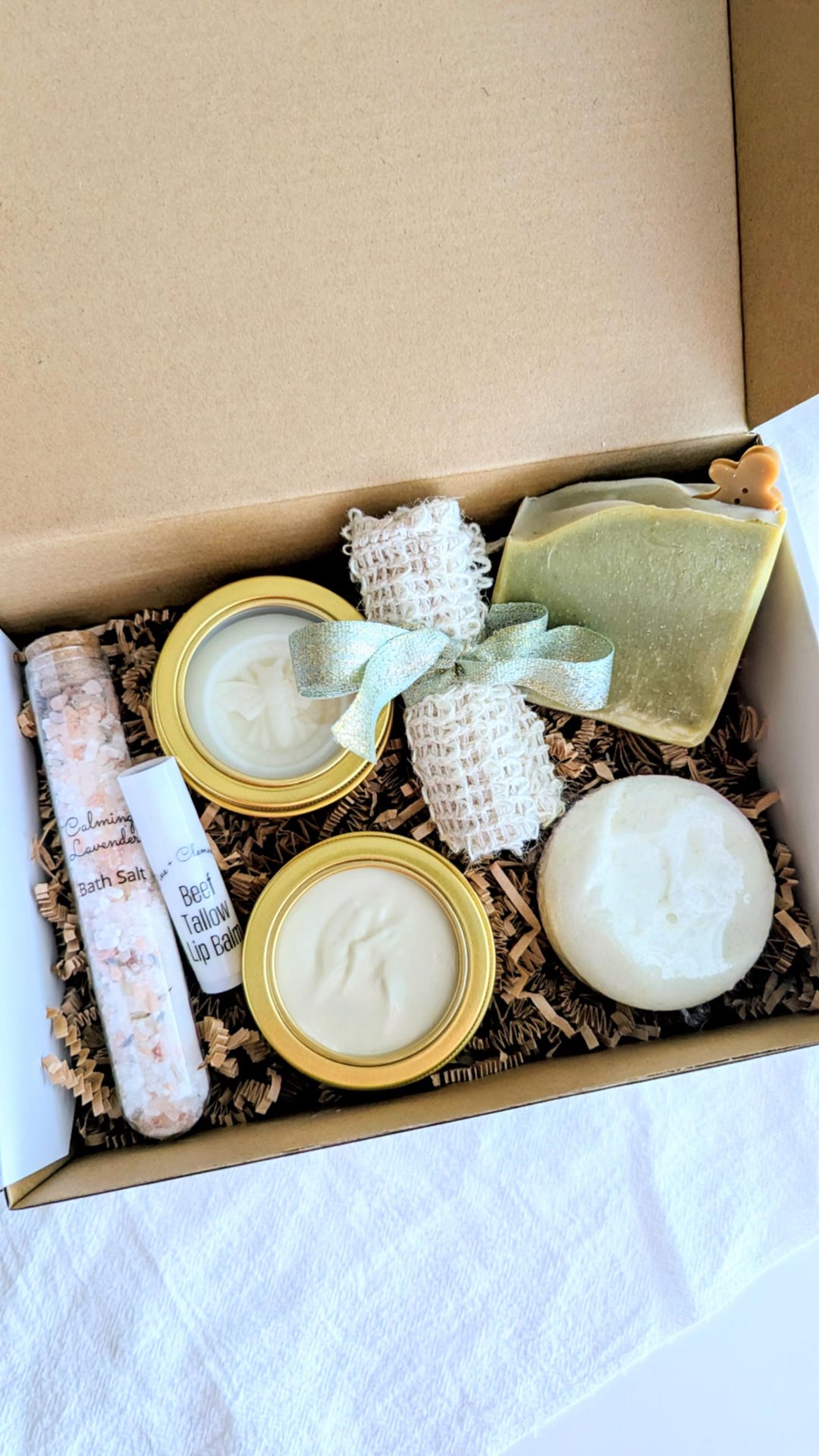 Self Care Gift Set: Cozy Winter Spa Box & Relaxing Bath Kit for Women ...