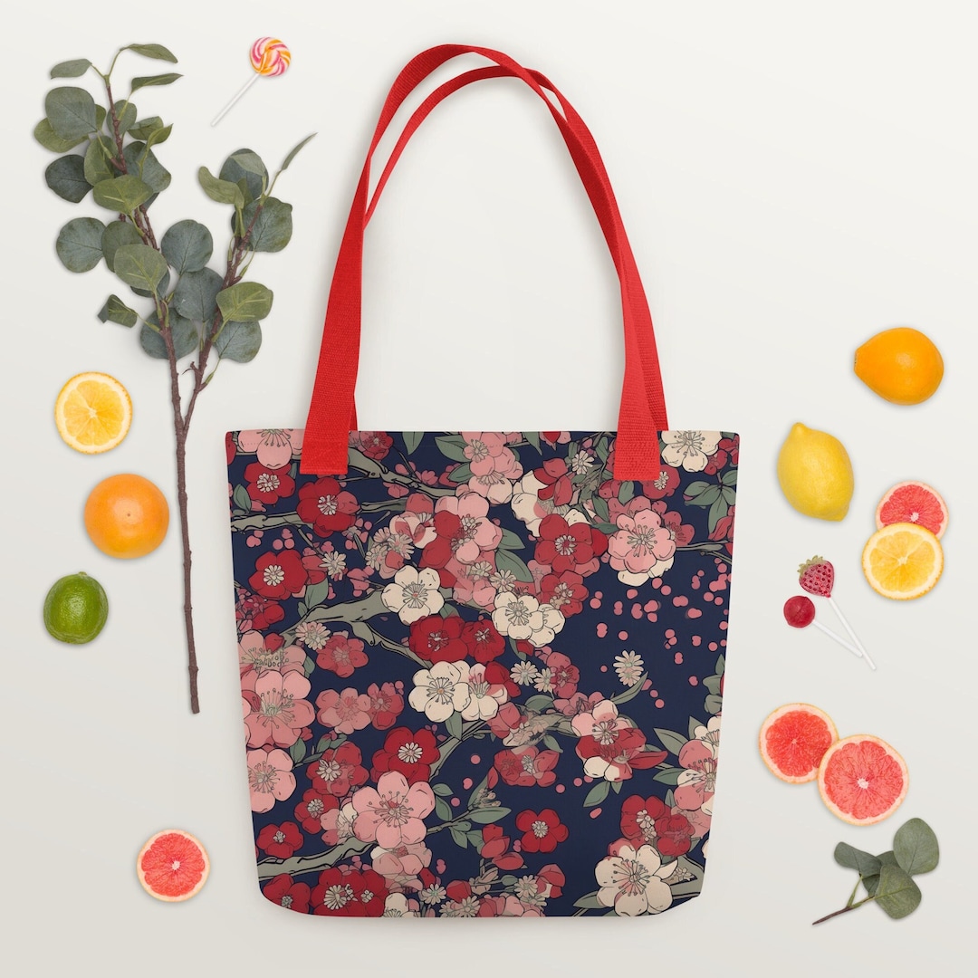 バッグ Cherry-Pattern Scarf& Tote Set バッグ Cherry-Pattern Scarf& Tote Set バッグ Cherry-Pattern