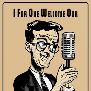 Welcome Your A.I. Overlords Propaganda Ad, Printable, Digital Download, Gaming Room Art