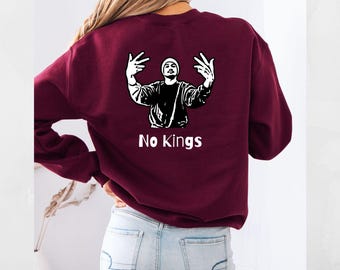 No Kings Protest Sweatshirt | Resist Anti ICE Crewneck