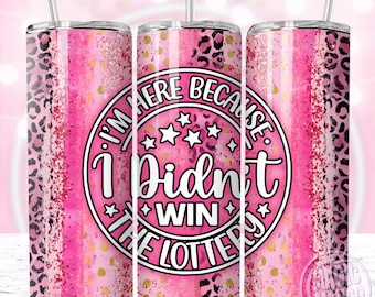 Funny Workplace Tumbler Wrap Design, Sarcastic Sassy Office 20oz Trendy Leopard Sparkles Tumbler Sublimation Design PNG For Women, Download