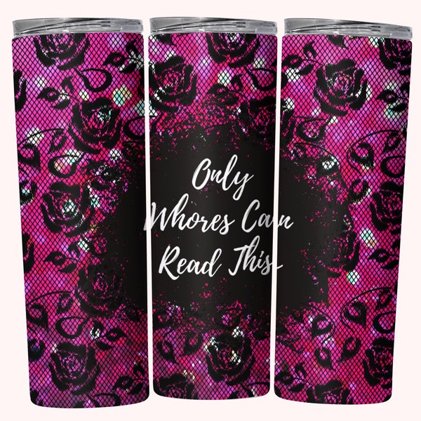 NSFW Tumbler Wrap, 20oz Skinny Tumbler Wrap Sublimation PNG, Instant Download, Straight & Tapered Tumbler PNG, Funny Tumbler Wrap For Women