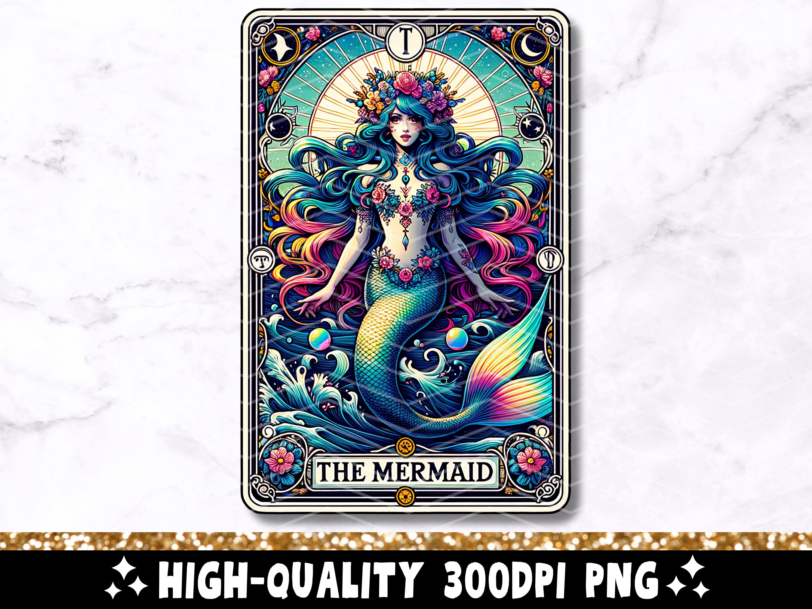 人気メーカー新作✨繊細な美麗イラスト✨マーメイドや海の精霊たちのタロットカード 人気メーカー新作✨繊細な美麗イラスト✨マーメイドや海の精霊