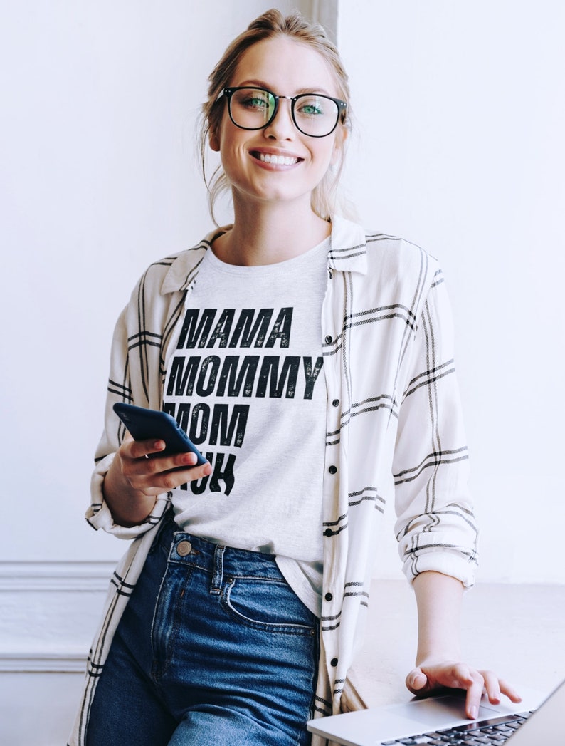 Mamma mamma mamma Bruh PNG, rolig mamma-t-shirt sublimeringsdesign, t-shirt PNG för kvinnor, mammaliv, moderskap png, mamma png, digital nedladdning bild 7