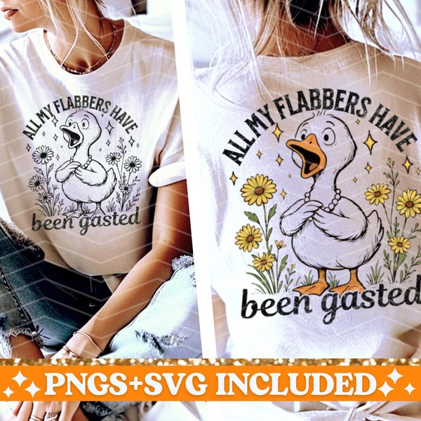 私のフラバーはすべてガステッドPNG SVG、皮肉なガチョウの面白い皮肉な動物のレトロな昇華TシャツデザインPNG、大人のユーモアのトレンディなカットファイル