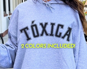 Toxica Funny Latina PNG T-Shirt Design | Latinx PNG | Instant Download Digital File | Funny Spanish PNG | Chingona Chola Mexican American