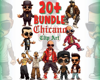 Chicano Cholo PNG-bundel, Homies-illustraties, Chingónes-sublimatieontwerpen, Latino Mexicano Chicano Design PNG, instant digitale download