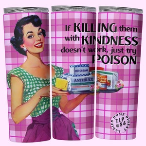 Grappige retro huisvrouw wrap beker, 20oz magere beker wrap sublimatie png, rechte en taps toelopende beker wrap png, sarcastische moeder ontwerp png