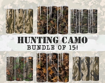Camo naadloze beker wrap bundel voor mannen, 20 oz beker sublimatie ontwerp, echtgenoot vader jacht camouflage beker voor heren, png, png