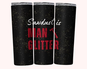 Man Glitter Tumbler Wrap For Men, Zabawny męski Tumbler PNG, 20oz Skinny Tumbler Design, Natychmiastowe pobranie, Prosty i stożkowy Tumbler PNG