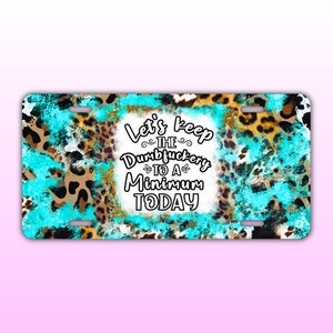 Sarcastic License Plate Sublimation Design, Funny License Plate PNG, Instant Digital Download, Sassy Mom Sweary License Plate Design