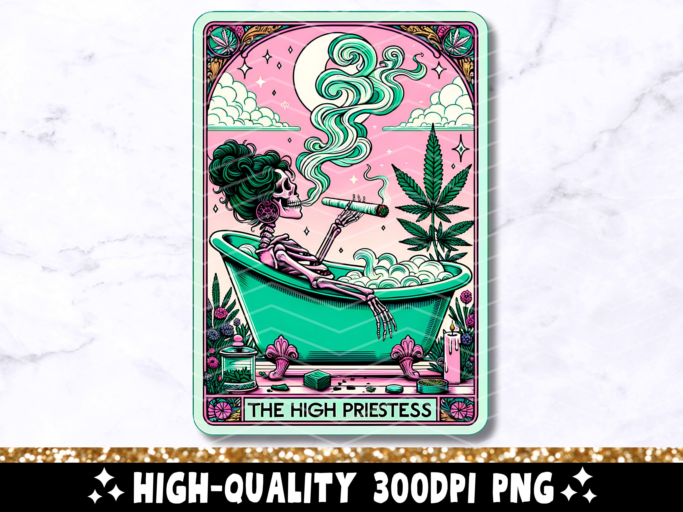 Weed witch art - Etsy México, image size:2700x2025