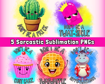 Sarcastic PNG Designs, Funny Sublimation PNG Bundle, Sweary PNG, Funny Png For Mug, Funny Mom png Sweary Sublimation Designs