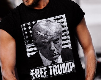 Free Trump PNG, Donald Trump Mug Shot Sublimation Design, FJB, Trump T-shirt Mug Design, Trump Indictment, President Trump Digital Download