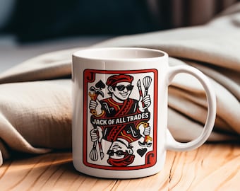 Jack of All Trades Funny Playing Card PNG SVG, Handyman Tarot