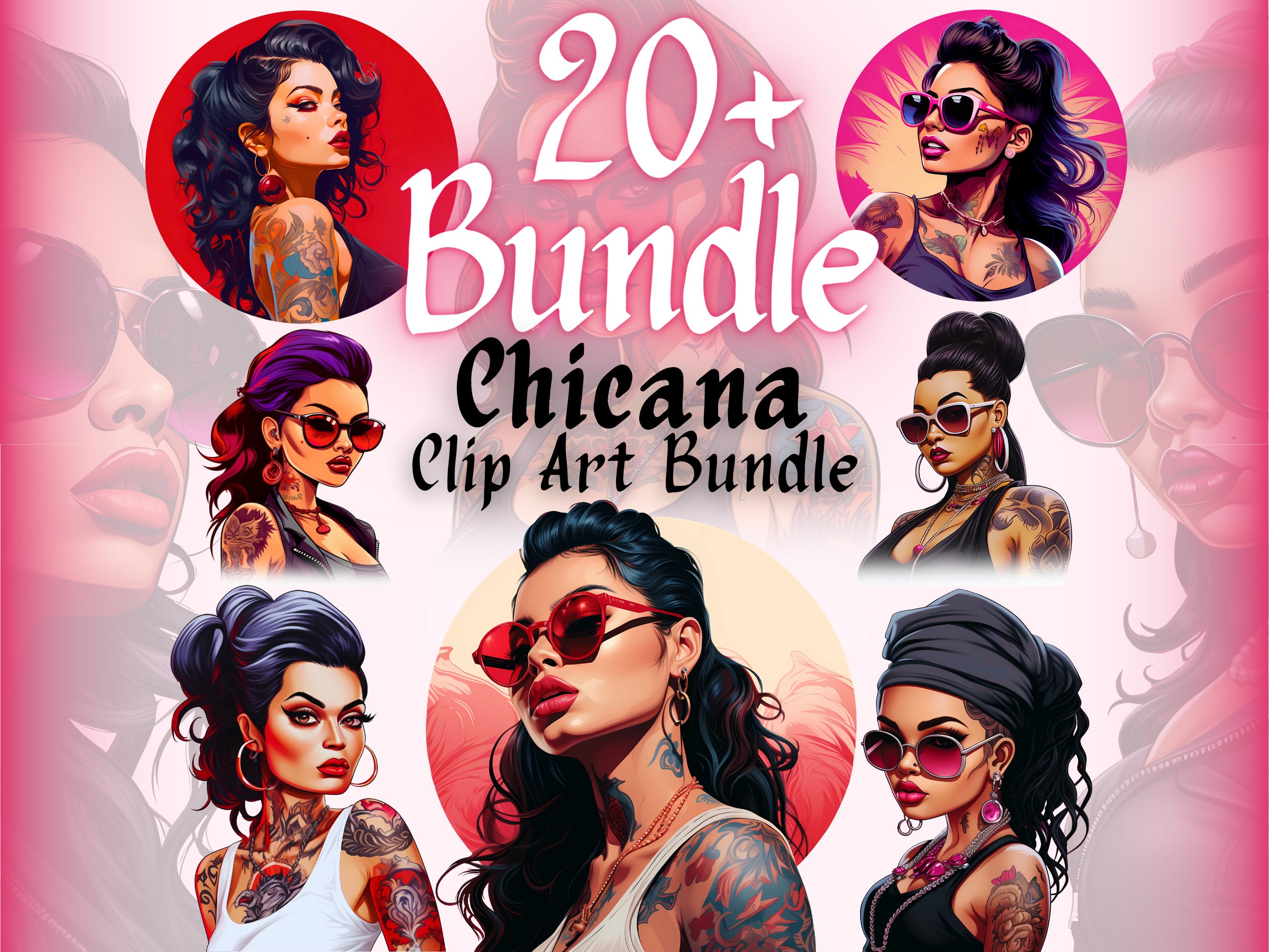 chicana-chola-png-bundle-cholas-clip-art-chingona-sublimation-designs
