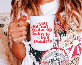 Pendeja Funny Spanish Design, Funny Latinx PNG, Instant Download, Latina Mug Design PNG, Funny Hispanic Coffee Mug Sublimation PNG