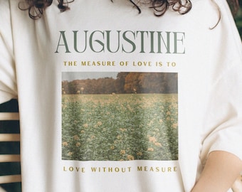 Saint Augustine T-Shirt | Saint Shirt | 100% Cotton | Catholic Gifts | Catholic Shirt | Cozy Tee