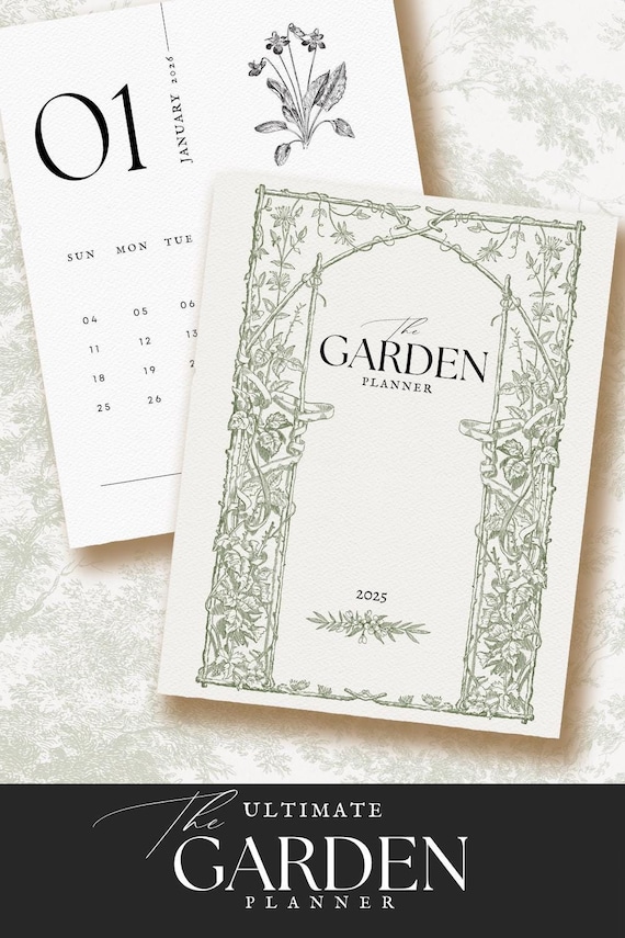 Gardening Planner Printable Companion Planting Garden Journal Plant Watering Schedule Garden Logbook Printable Garden Planner For Gardeners