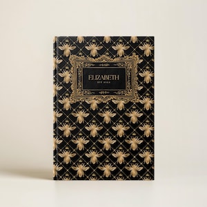 Bienen Sammlung Benutzerdefiniertes Notizbuch Dark Academia ästhetik Notizbuch personalisiertes Geschenk für Schüler Notizblock personalisiertes Journal Geschenk für Lehrer