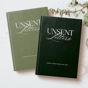 Diario de duelo con cartas no enviadas, regalo de duelo, regalo de recuerdo conmemorativo, recuerdos obsequiados, regalo conmemorativo por pérdida, regalo de pérdida personalizado, regalo de simpatía por pérdida