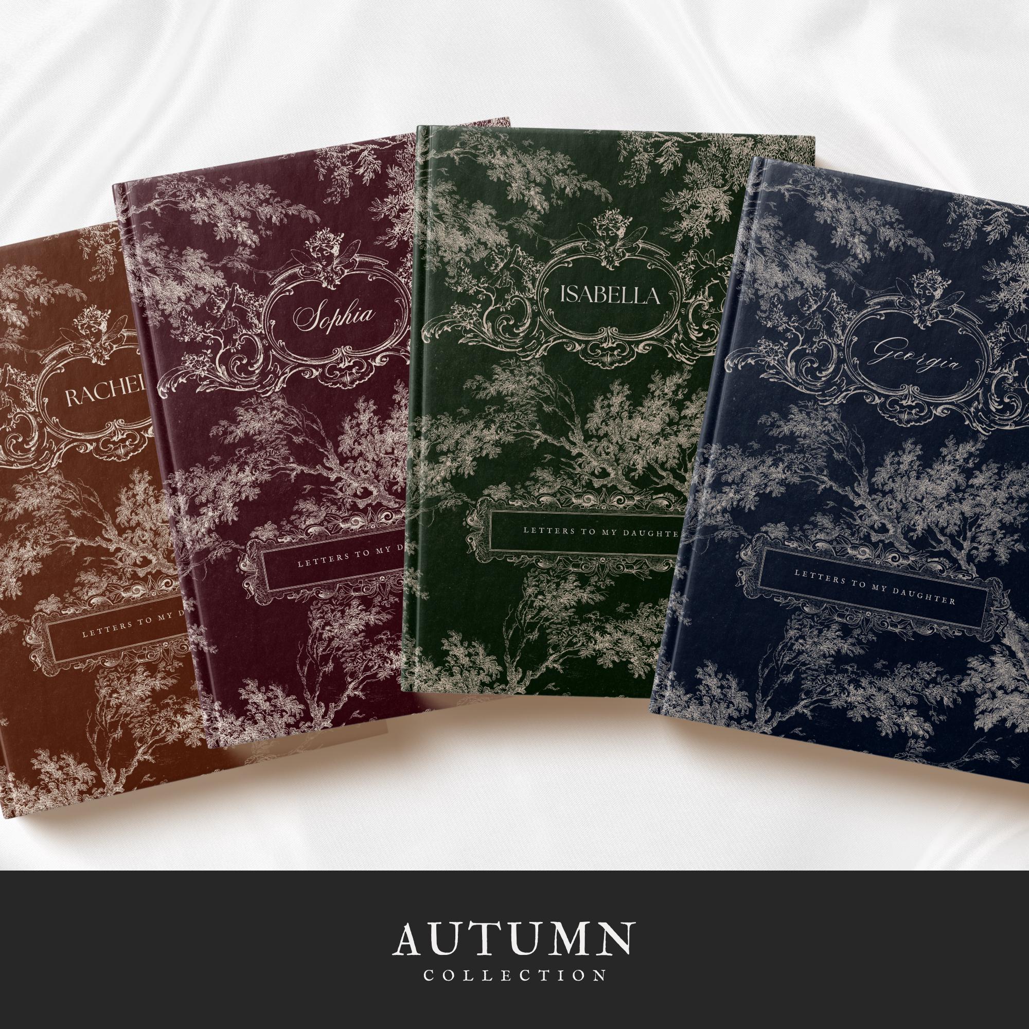 Letters To My Daughter Personalized Journal Notebook Custom Gift For Daughter New Mom Gift For Pregnancy Gift Keepsake Vintage French Toile