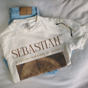 Saint Sebastian T-Shirt | Saint Shirt | Catholic Gifts | Catholic Shirt | Kids Faith Tshirt | Cozy Tee
