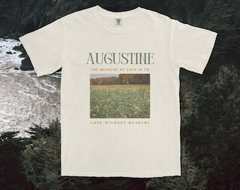 St. Augustine T-Shirt | Saint Shirt | 100% Cotton | Catholic Gifts | Catholic Shirt | Cozy Tee