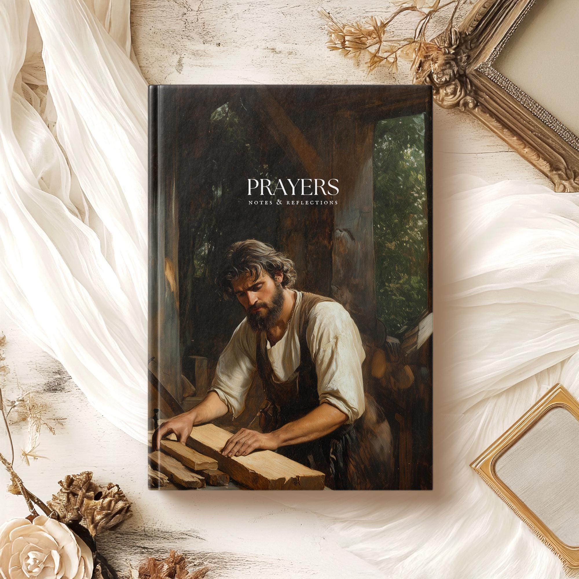 Saint Joseph Catholic Notebook Prayer Journal Gift for Catholic