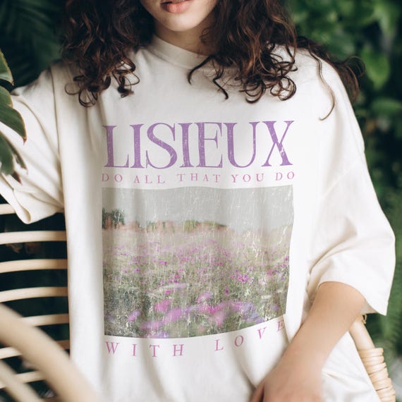 St. Thérèse of Lisieux T-Shirt | Saint Shirt | 100% Cotton | Catholic Gifts | Catholic Shirt | Cozy Tee