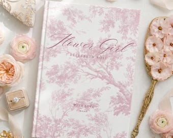 Personalized Flower Girl Gift Custom Flower Girl Journal Wedding Gift for Flower Girl Keepsake Notebook Little Girl Gift