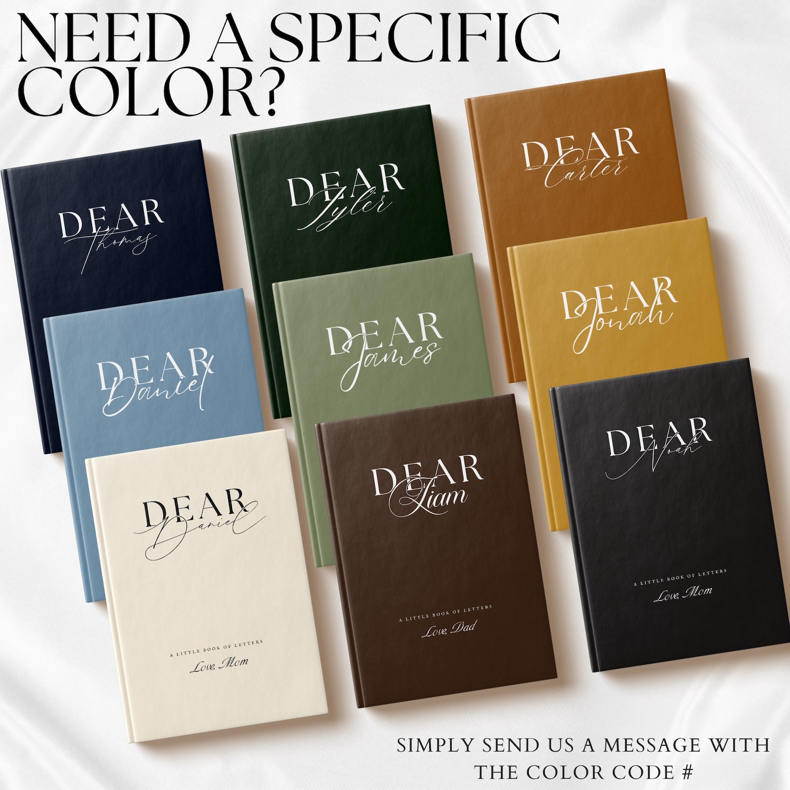 Letters to My Son Notebook, Dear Son Journal, Personalized Name Journal ...