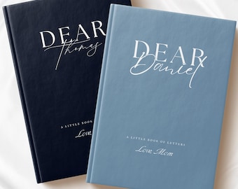 Letters To My Son Notebook, Dear Son Journal, Personalized Name Journal, Custom Journal Gift To My Son, Memory Keepsake, Son Birthday Gift