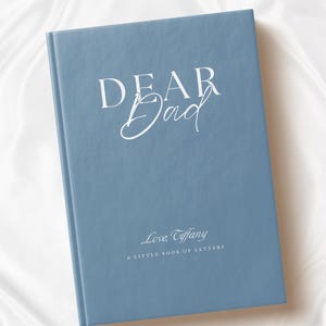 Cuaderno personalizado de regalo para papá, regalo personalizado para papá, cartas para mi papá, diario, regalos para el día del padre, regalo conmemorativo por la pérdida del padre