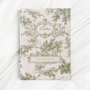 Individuelles Journal Personalisiertes Notizbuch Geschenk für Tochter Brautjungfer Geschenk Einzigartiges Geschenk für sie Französischer Toile Kundenspezifisches Name Journal Geschenk für Mama