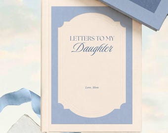 Dear Daughter Journal, Letters to My Son Keepsake Diary from Mom, Personalized Name Notebook, Heirloom Memory Book, Birthday Gift