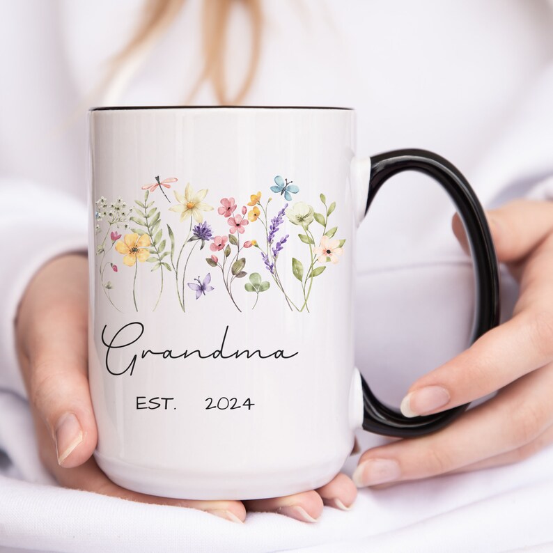 New Grandparents Gift Pregnancy Announcement Grandma Est 2024