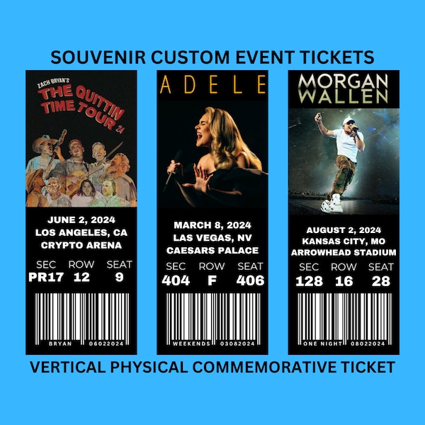 Souvenir Event Ticket - Physical