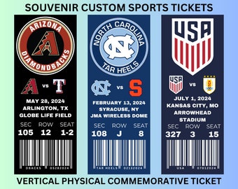 Souvenir Sports Ticket - Physical