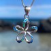 Collana con ciondolo a forma di barra in argento sterling 925K con 5 Collana con ciondolo a forma di barra in argento sterling 925K con 5