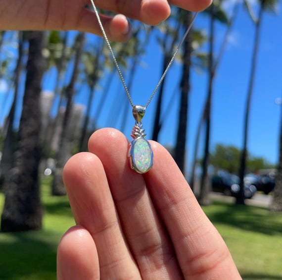 CIONDOLO A SCORRIMENTO RANA OPALE HAWAIANO INTARSIO SOLIDO - Foto 5