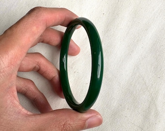 天然蛇紋翡翠バングル：本物グレードA、60.5mm - Etsy 日本