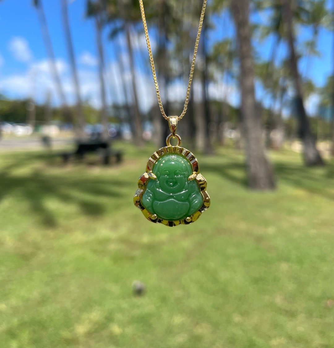 Collana Choker Goccia con Diamanti e Giada Verde - Oriere 1957