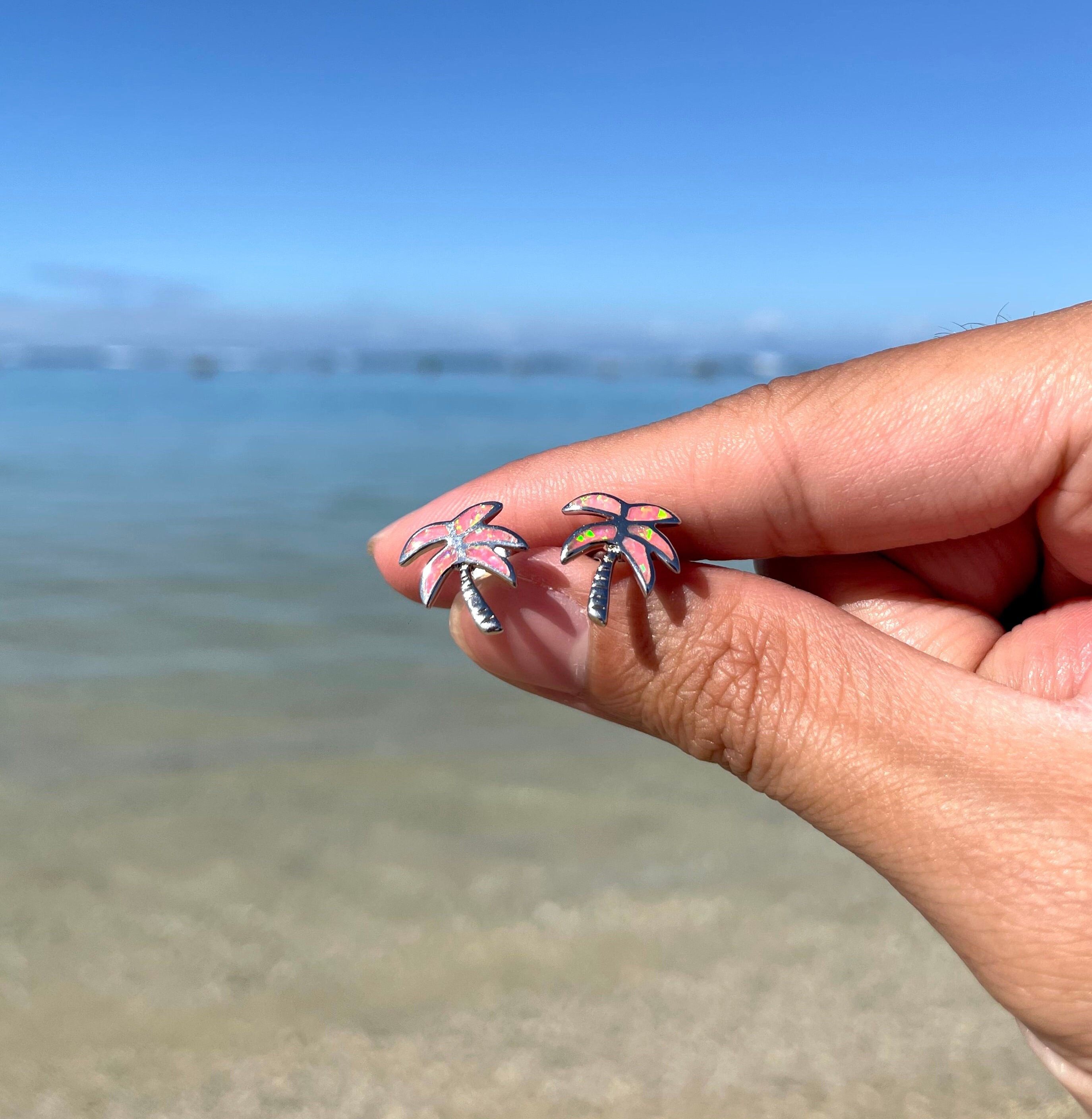 Parure In Argento Di Anello, Pendente E Orecchini Con Opali - Foto 5
