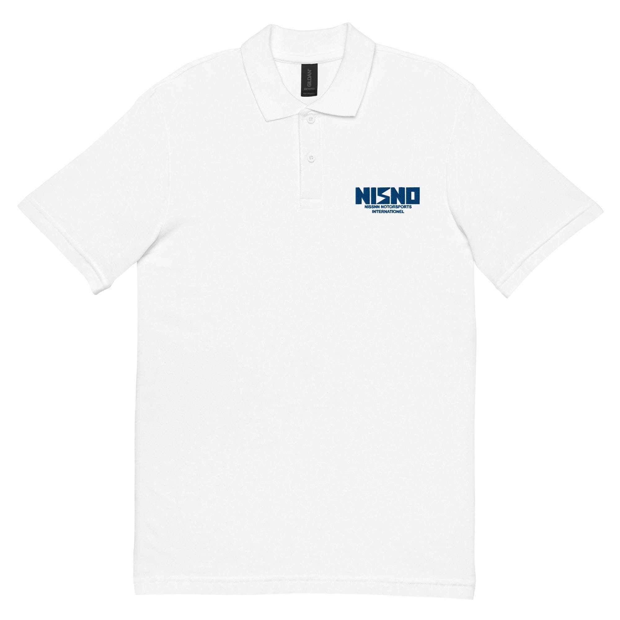 Initial D NISNO Embroidered Polo Shirt - Etsy