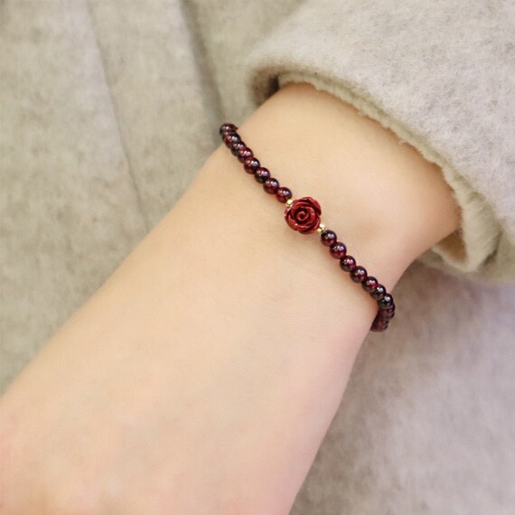 Etsy red bracelet deals